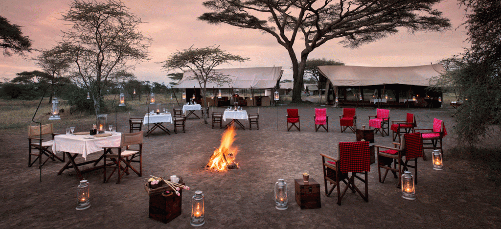 Mobile tented camps