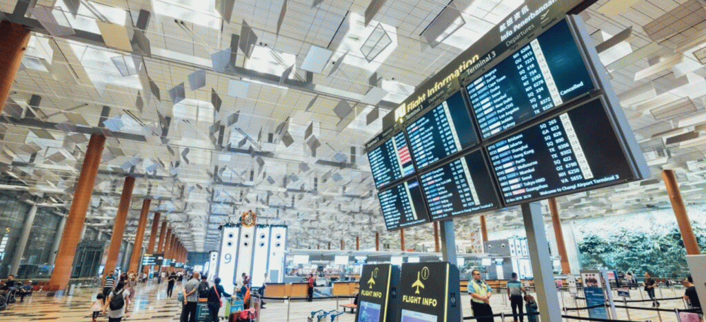 Milan Malpensa Airport in Italy